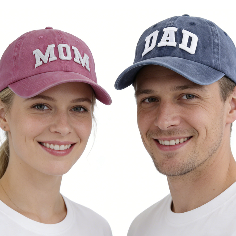 Madajo Mom and Dad Hats Set of 2