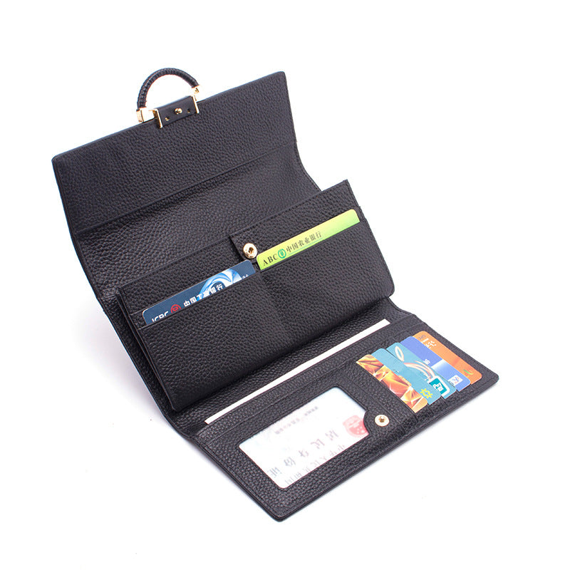 Madajo Women's Leather Long Wallet