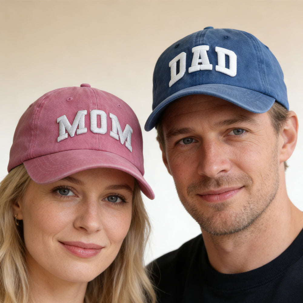 Madajo Mom and Dad Hats Set of 2