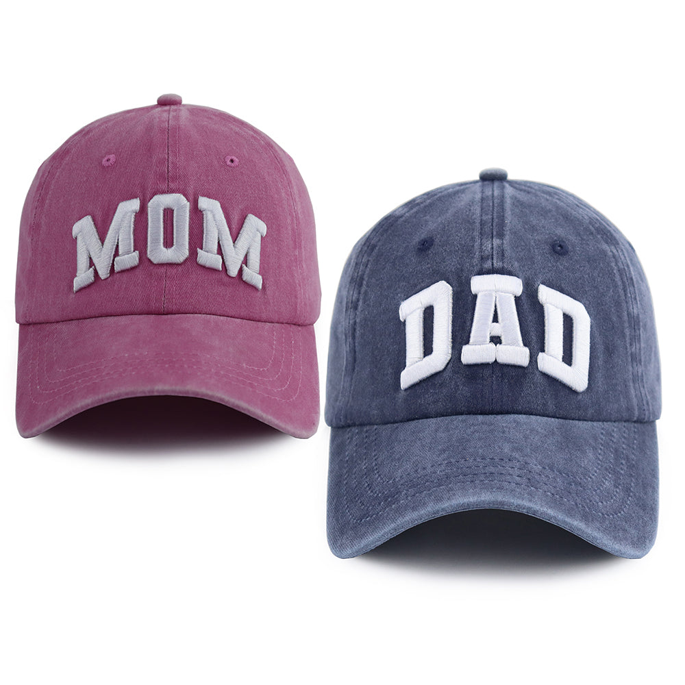 Madajo Mom and Dad Hats Set of 2