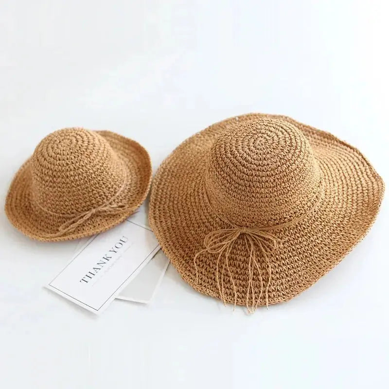 Sombrero de Paja Madre e Hija – Pescador Playa Verano MaDaJo