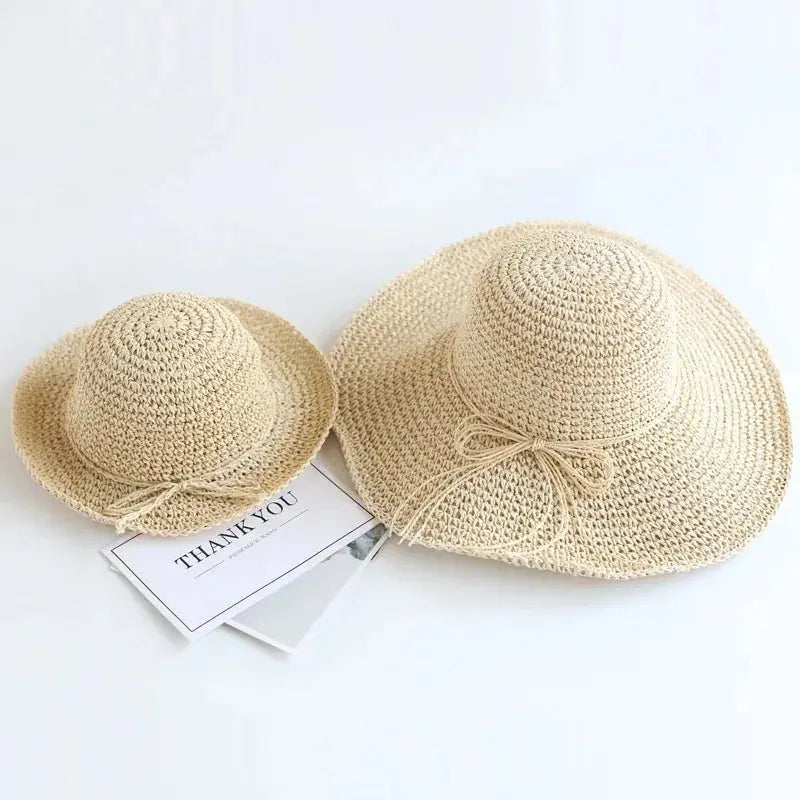 Sombrero de Paja Madre e Hija – Pescador Playa Verano MaDaJo