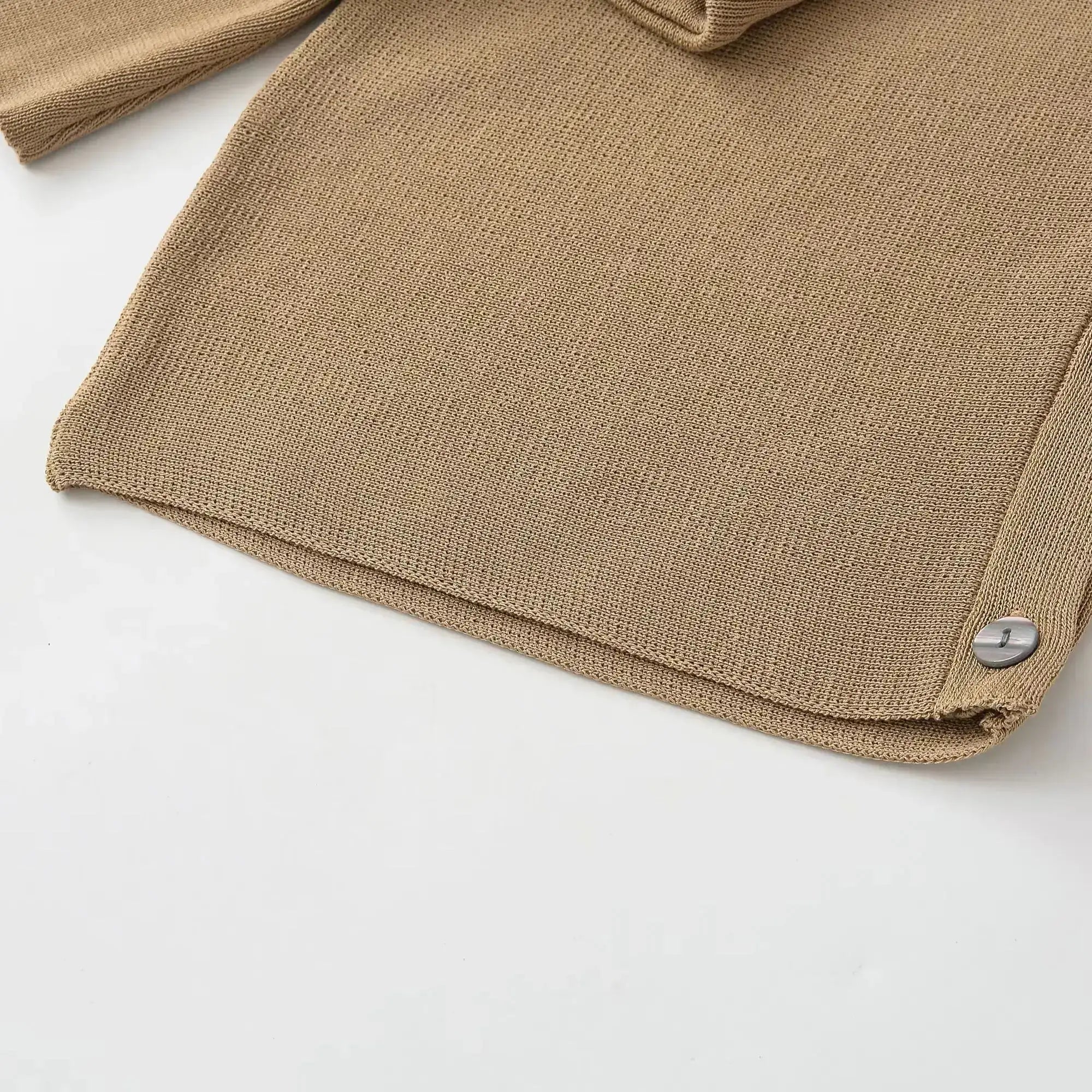 Suéter Slim Mujer Cuello Redondo Estilo Y2K Streetwear. MaDaJo