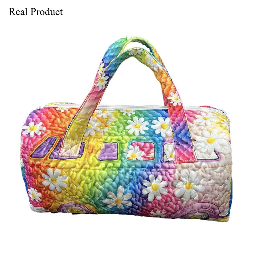 Bolso de Viaje 3D con Estampado de Gatos | Bolso Acolchado Único para Amantes de los Gatos