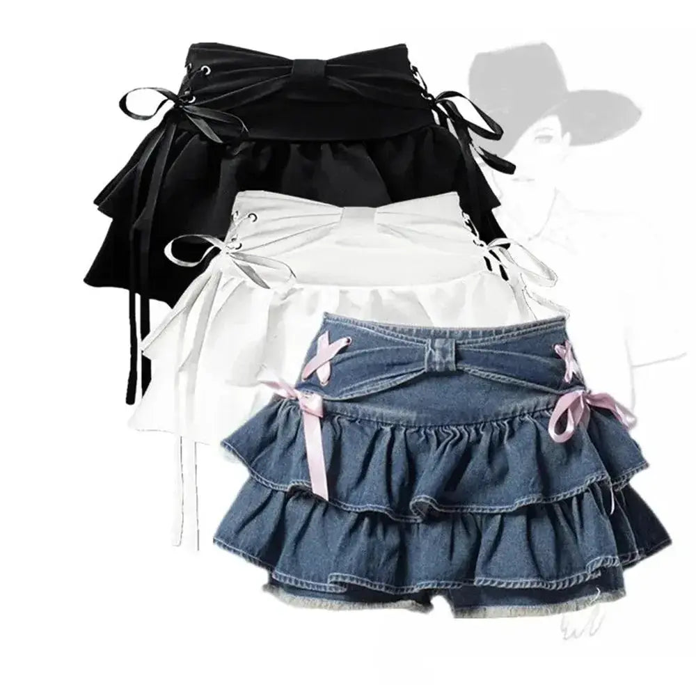 Falda Denim Mini Mujer Estilo Y2K Gótico – Verano MaDaJo