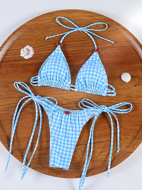 ZRTAK Two Piece Suit Bikinis 2026 Women Swimsuit Push Up Bathing Suit Sexy Bikinis Sets Swimwear Print Beachwear Solid Biquinis MaDaJo